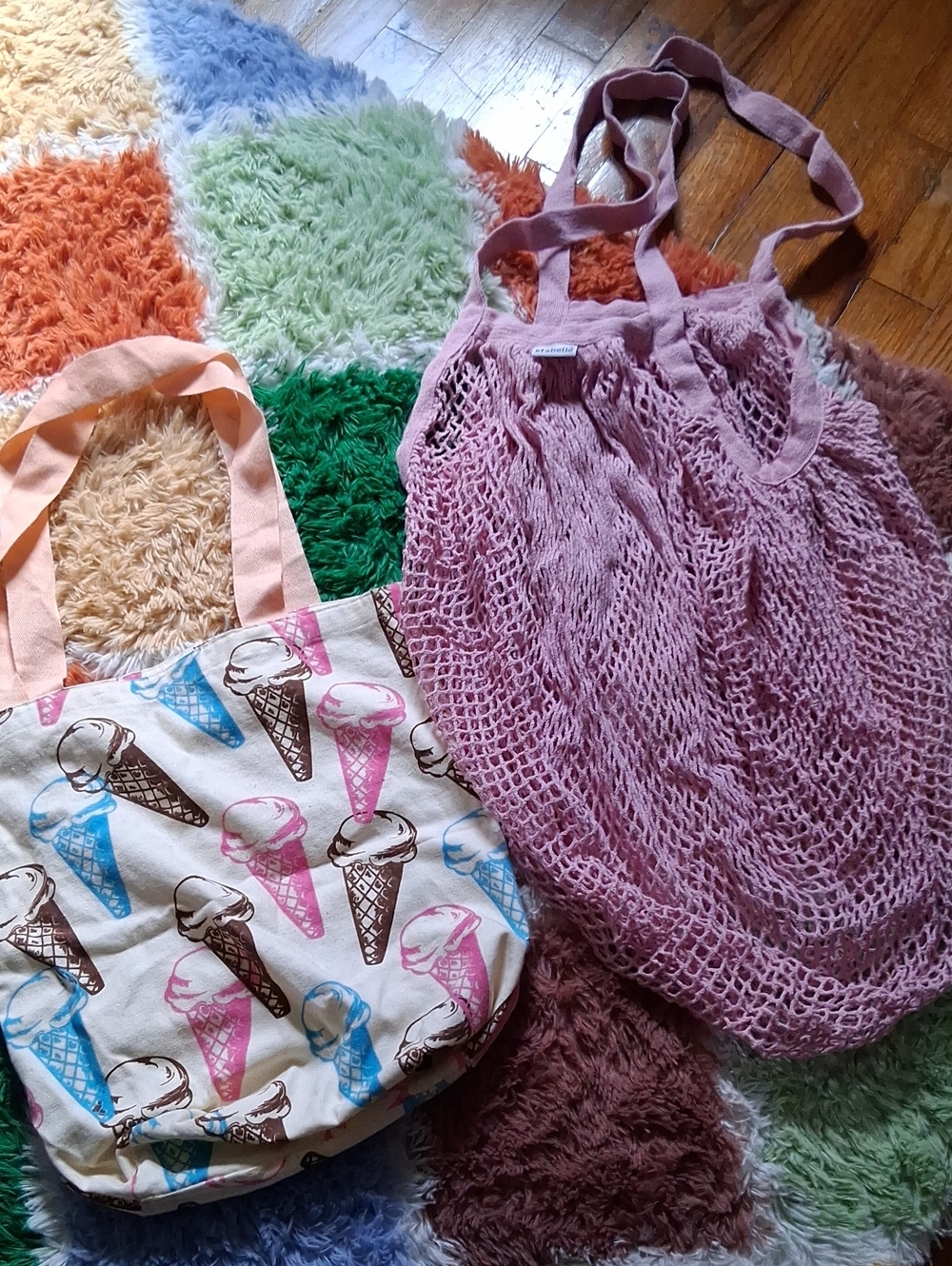 Set of 2 Reusable Grocery Bags